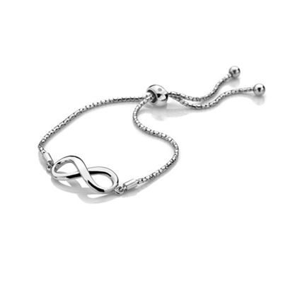 Sterling Silver Infinity Draw bracelet
